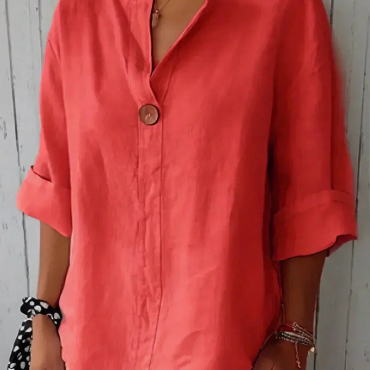 KAMILA | Casual V-Neck Blouse