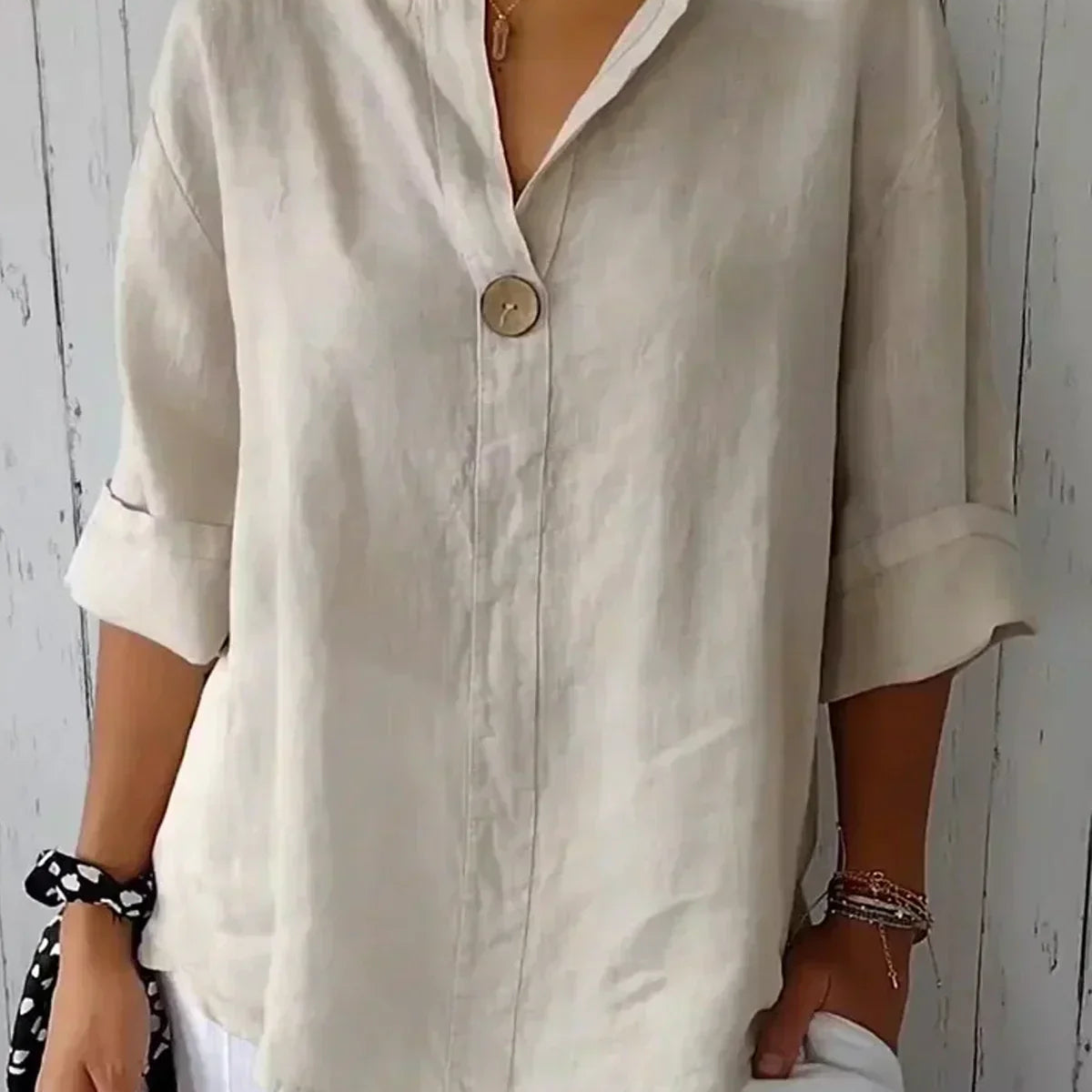 KAMILA | Casual V-Neck Blouse