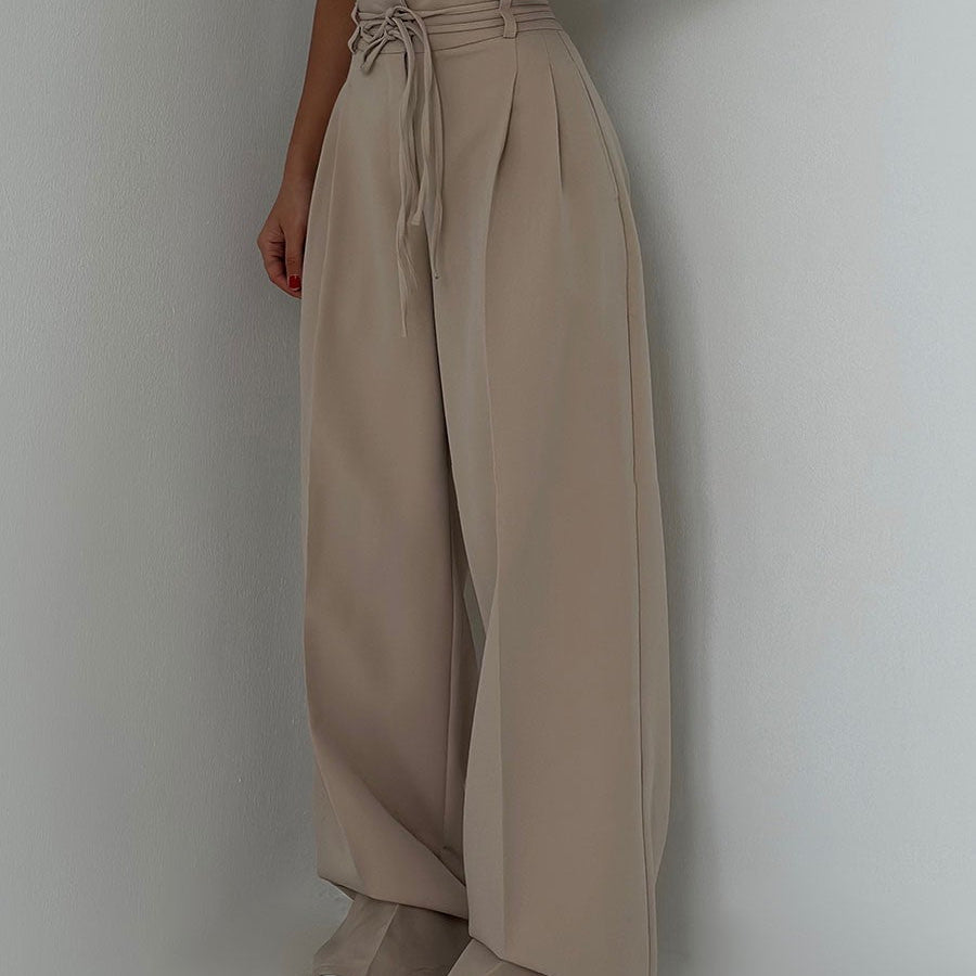 STEFANIA | High-waisted wide-leg trousers