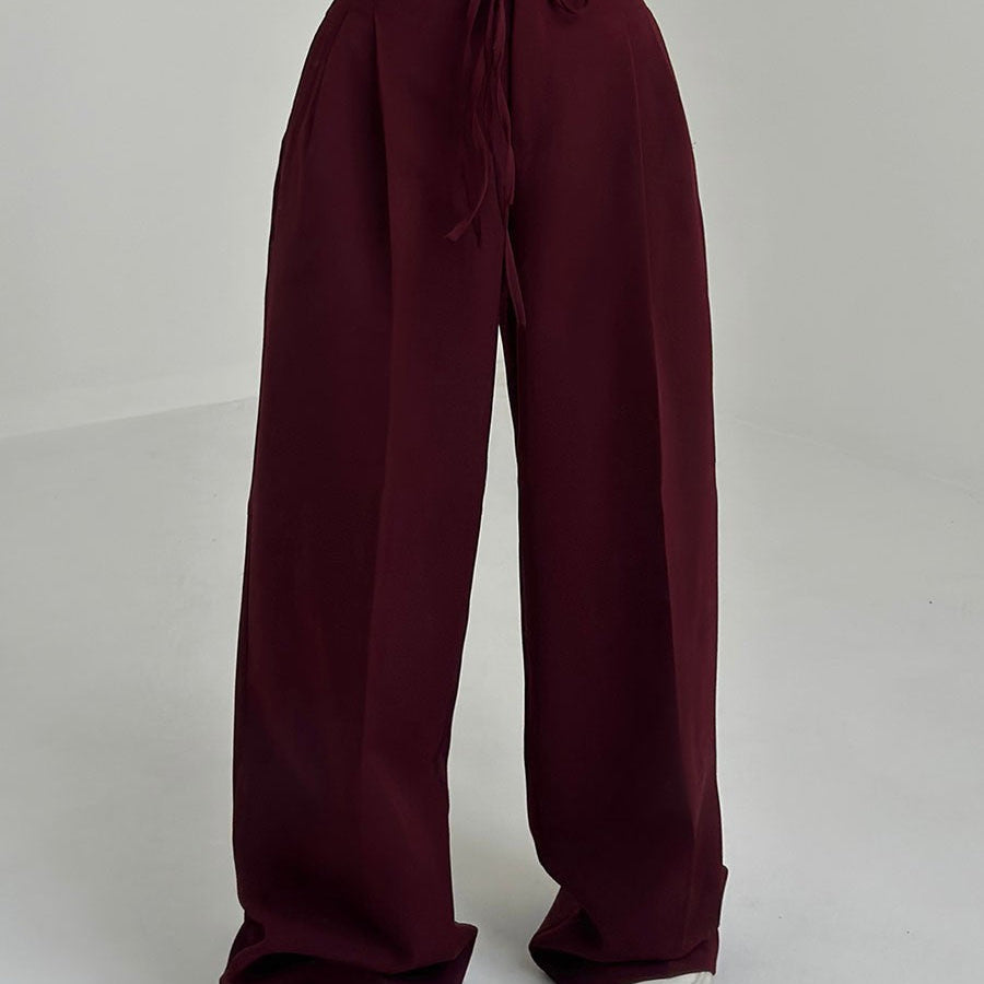 STEFANIA | High-waisted wide-leg trousers