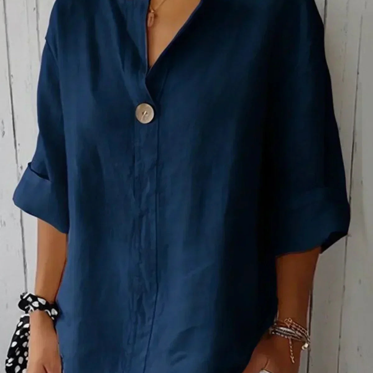 KAMILA | Casual V-Neck Blouse